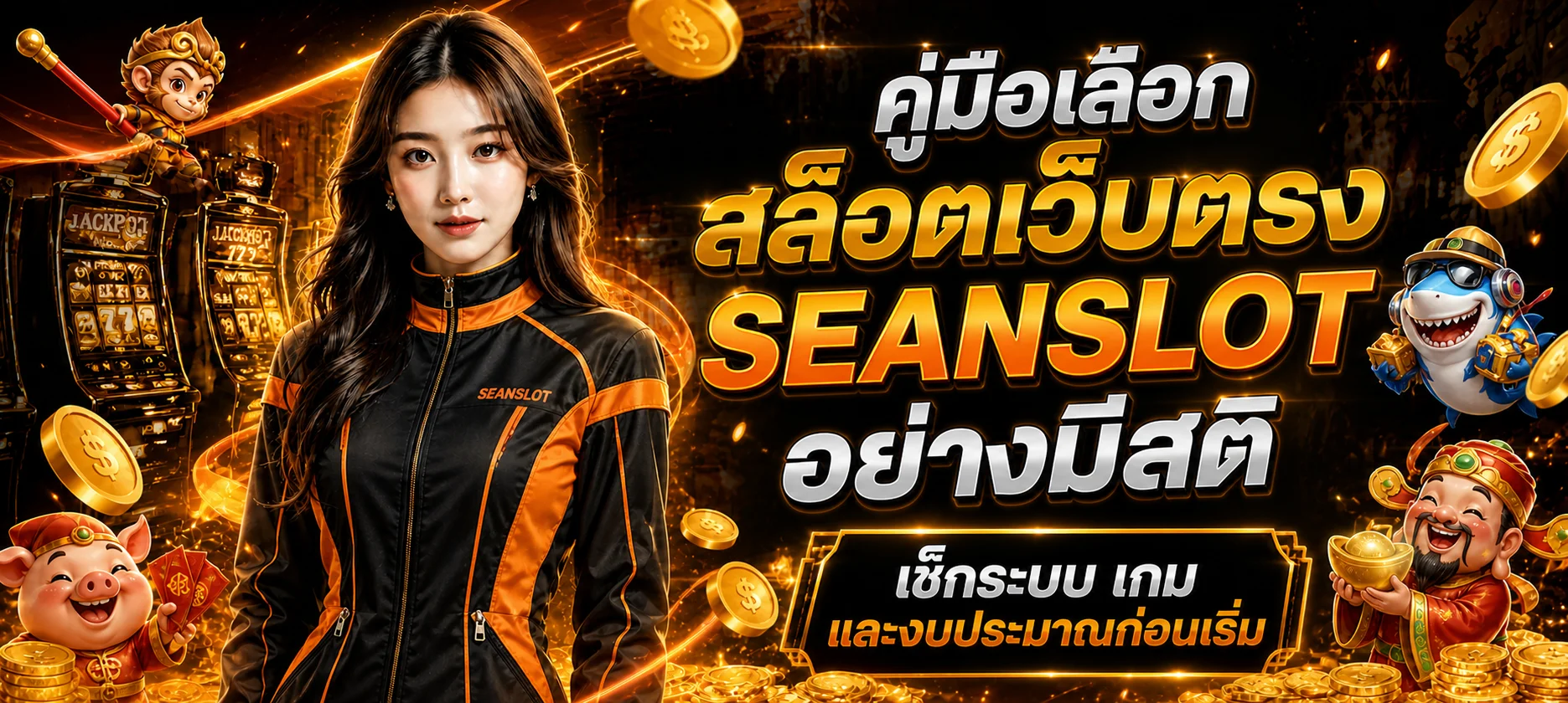 SEANSLOT คู่มือเลือกสล็อตเว็บตรงอย่างมีสติ